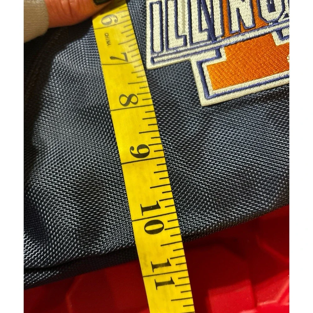 NEW Little Earth NCAA University of Illinois Navy Blue‎ Hobo Style Purse